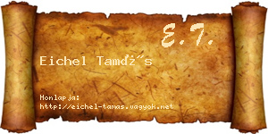 Eichel Tamás névjegykártya